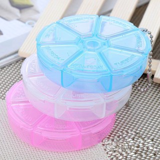 Hộp chia thuốc 7 ngăn rẻ - màu ngẫu nhiên