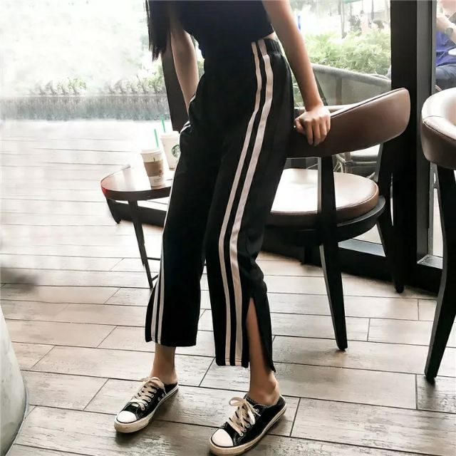 QUẦN SỌC XẺ - DÁNG BAGGY CULLOTTES