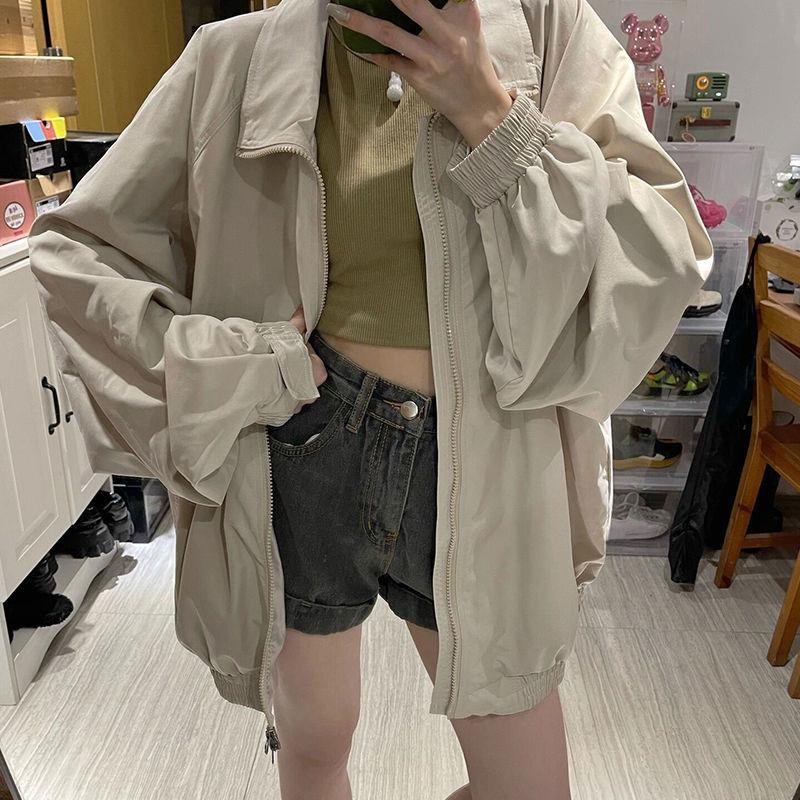 Áo Khoác Bóng Chày Mỏng Thời Trang Xuân Thu Phong Cách Mới 2022 Cho Nữ