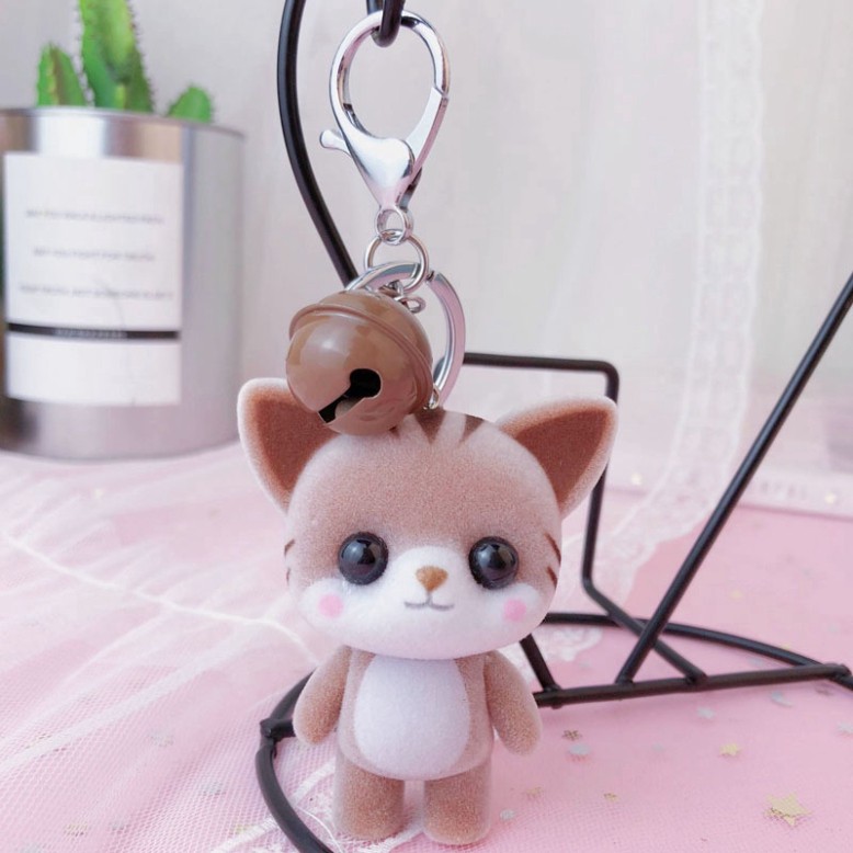 Móc Khóa Hình Chú Gà Nhồi Bông Xinh Xắn
