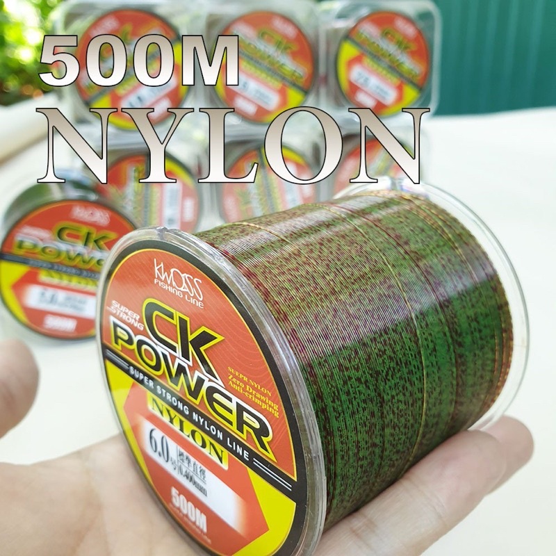 cước câu cá tảng hình dây câu cá nylon ck power 500m