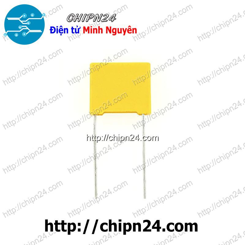 [5 CON] (G51) Tụ hộp 102 275VAC 10mm (0.001uF MEX/TENDA MKP K X2 40/100/21)