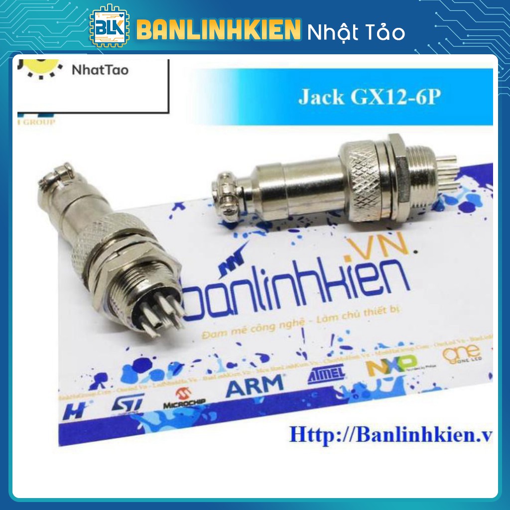 Bộ Jack GX12-6P Mã LK_07968