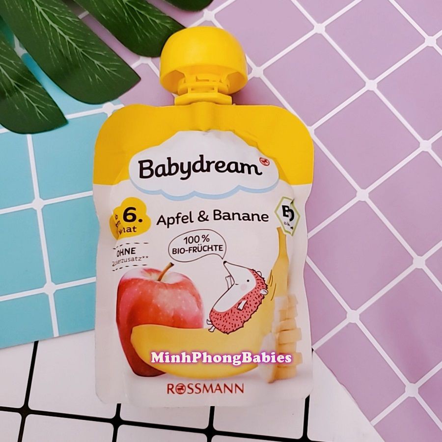 Trái cây nghiền Bio Baby Dream cho bé từ 6 tháng tuổi