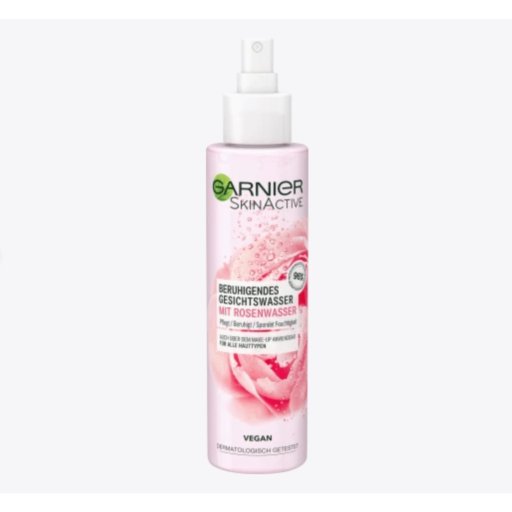 Nước hoa hồng Garnier Skin Active dạng xịt 130ml, toner cho cả da nhạy cảm - Shop Viloet