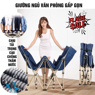 Giường ngủ văn phòng GẤP GỌN- Giường xếp khung hợp kim sơn tĩnh điện không gỉ- Nhỏ gọn, tiện lợi, siêu bền!
