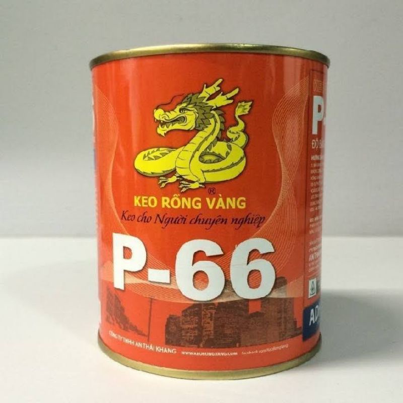 Keo rồng vàng lon 600ml dùng để dán loa, dán da,...