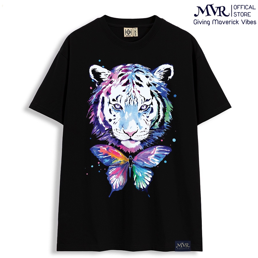 Áo thun nữ unisex Hổ bạc trắng chất lừ BB3801 phông Hàn Quốc local brand MVR