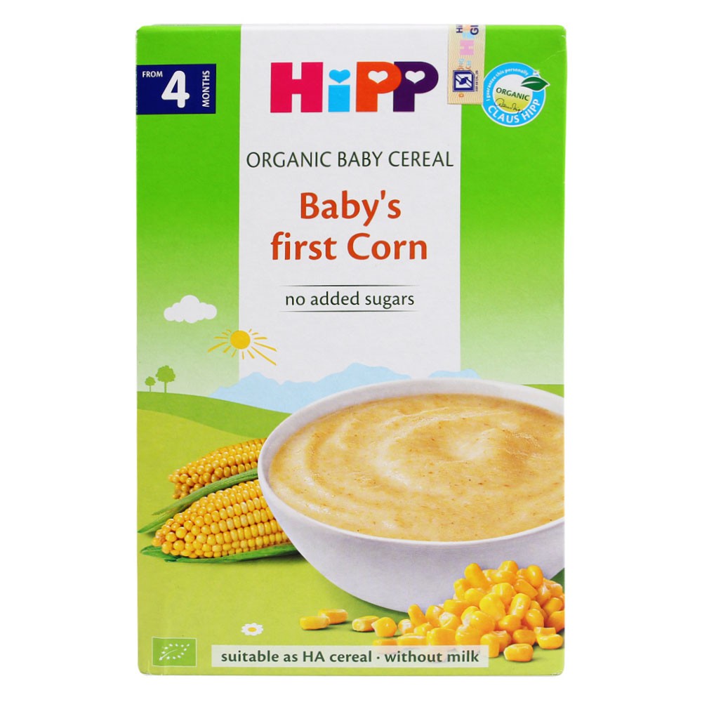 [CHÍNH HÃNG] Bột Ăn Dặm HiPP Baby's first Corn (Bột Ngũ Cốc, Bắp Non) Hộp 200g