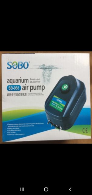 Máy sủi khí 4 vòi SOBO, SB-988. GuppyXanh