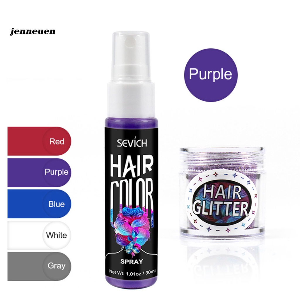 [Hàng mới về] Bình xịt/Phấn nhuộm tóc mini màu sắc nhanh chóng dành cho nữ