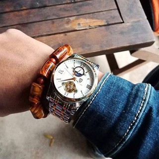 Đồng hồ cơ nam TEVISE dây thép chạy full 3 kim - đồng hồ cơ nam giá rẻ MẪU MỚI