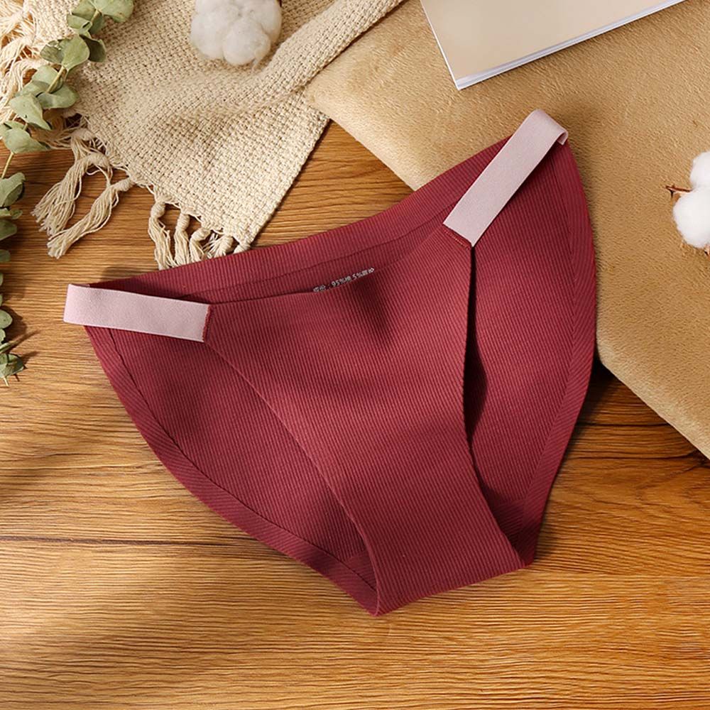 Quần lót cotton không đường may lưng thấp nhiều màu sắc tùy chọn dành cho nữ