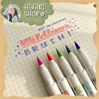 Bộ 5 bút viết thư pháp màu ZEBRA Mildliner Brush// Hidari