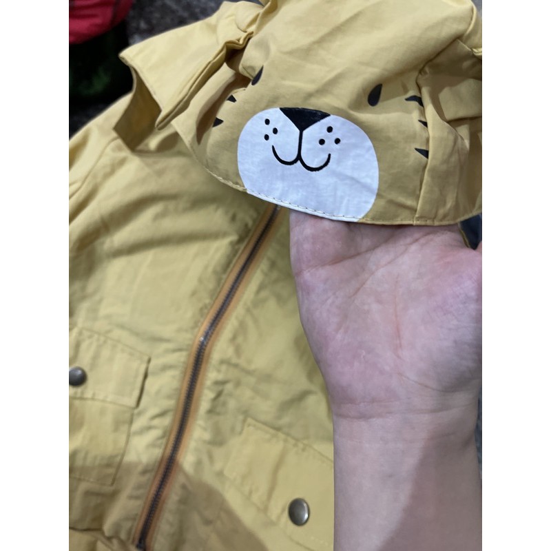 ÁO KHOÁC HỔ VÀNG MŨ H&M XUẤT DƯ