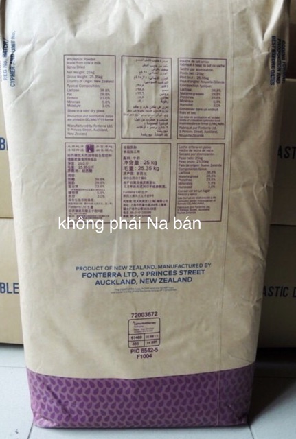 Sữa bột nguyên kem Newzealand - 1kg