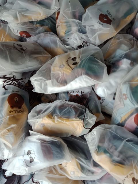 Vớ gấu set 10 đôi có túi đựng chất đẹp