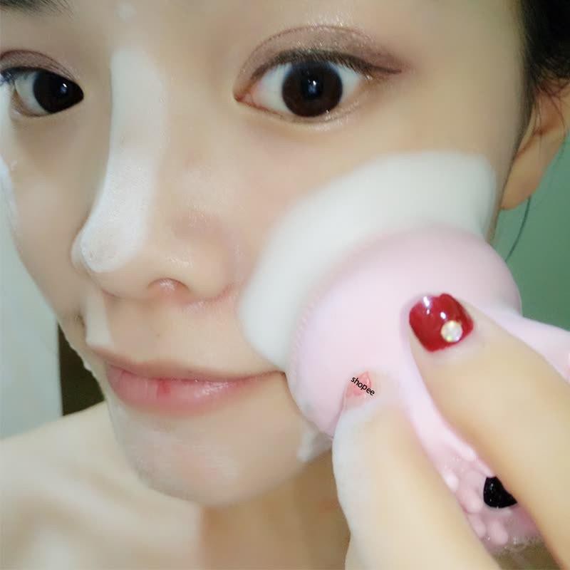 Bông rửa mặt bạch tuộc phong cách Hàn Quốc cọ silicone rửa mặt làm sạch lỗ chân lông ZENTO