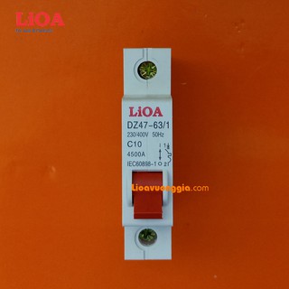 Cầu dao tự động (APTOMAT) LiOA 10A loại 1 cực - MCB1010-4.5
