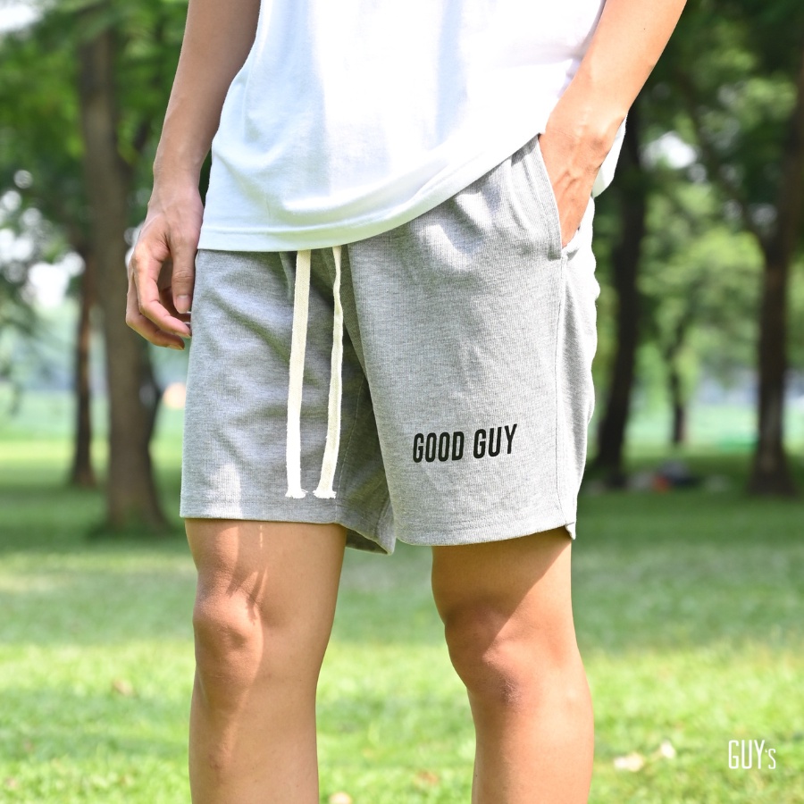 Quần Shorts Nỉ Nam Good GUY - Chất Nỉ Trơn Dày Dặn, Quần Đùi Nam Thể Thao Co Giãn, Thoáng Mát, Năng Động GUY's Closet