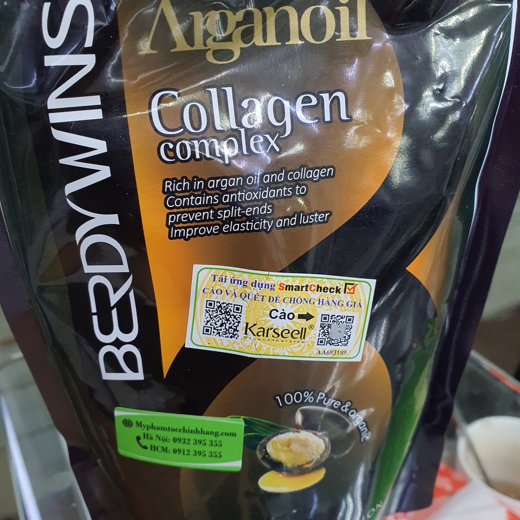 Hấp phục hồi arganoil COLAGEN COMPLEX berdywins 500 ml
