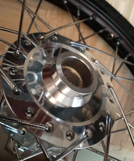 Bánh căm xe EXCITER 150 căm đùm mạ crom full vỏ ruột BLAZETECH như hình gắn như zin