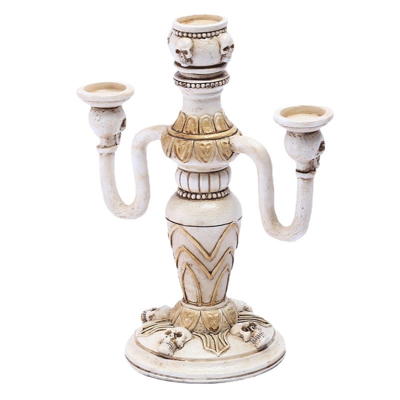 Giá Đỡ Nến Hình Đầu Lâu Độc Đáo Trang Trí Tiệc Cưới / Sinh Nhật