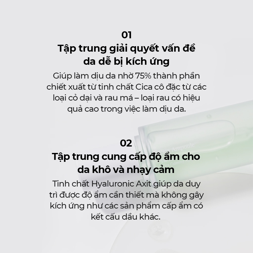 Tinh chất Cica CELIMAX làm dịu da CICA CALMING AMPOULE 40ml