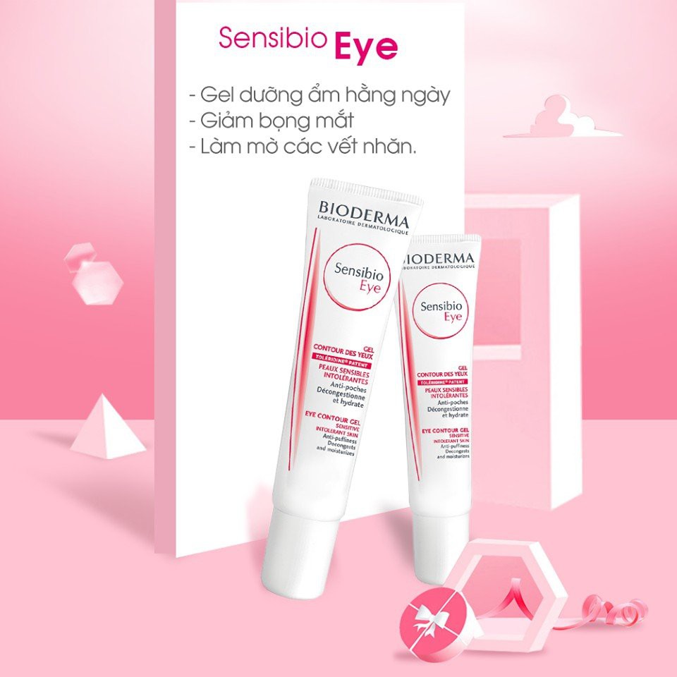 ✅[Chính Hãng] Kem Dưỡng Mắt BIODERMA Sensibio Eye - Giảm Thâm Mắt, Giảm Bọng Mắt, 15ml