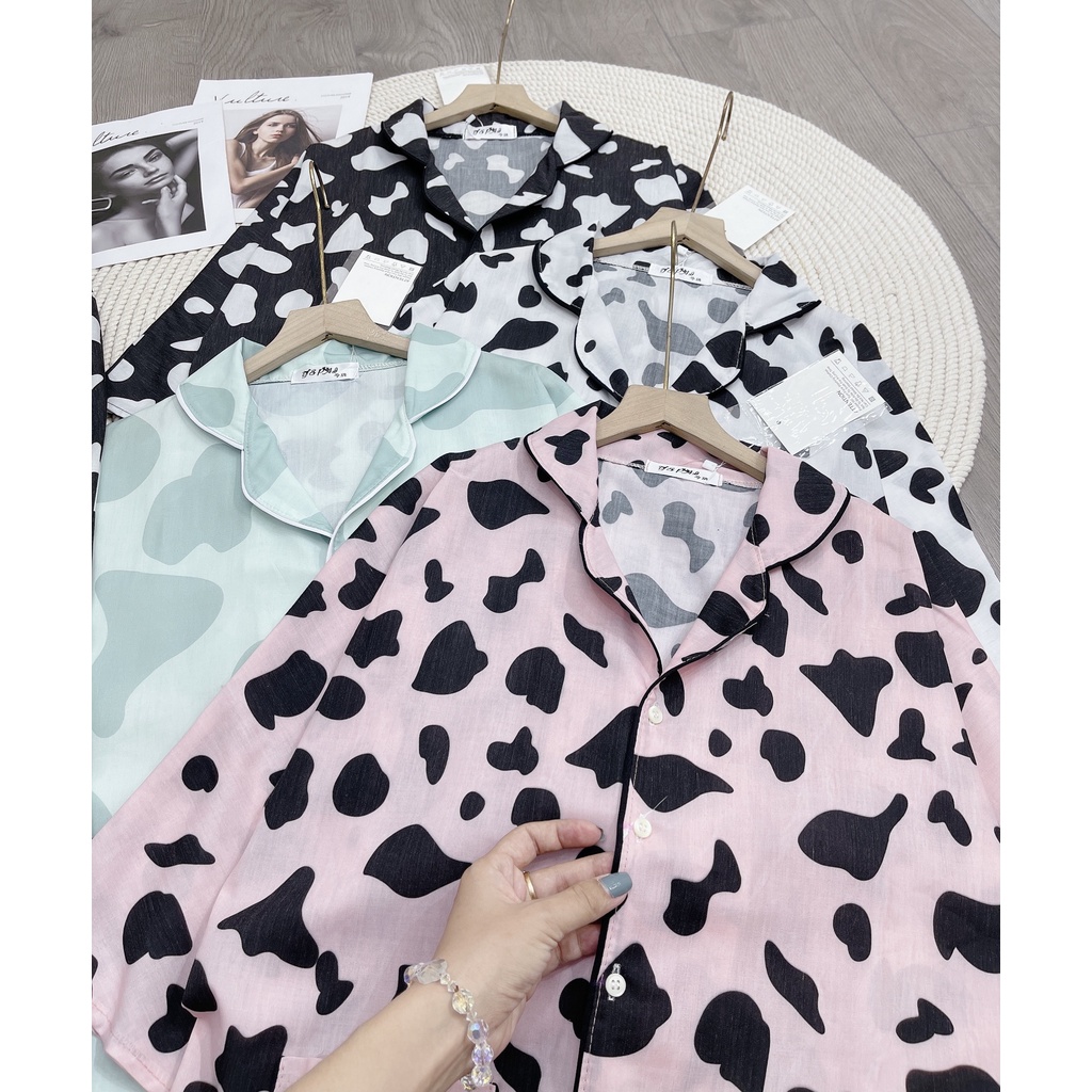 Sét bộ pijama bò sữa hot hit siêu xinh | BigBuy360 - bigbuy360.vn