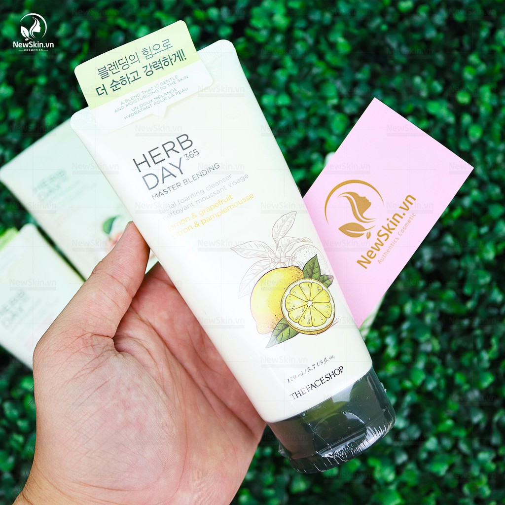 Sữa rửa mặt The Face Shop Herb Day 365 Master Blending Foaming Cleanser 170ml | BigBuy360 - bigbuy360.vn