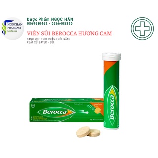 Tpbvsk sủi berocca| bổ sung vitamine và khoáng chất, tăng cường đề kháng|tuyp 10 viên| bayer