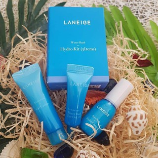 Bộ Kit Mini Size  Dưỡng Da Cấp Ẩm Laneige Water Bank Hydro Kit 3 Món Cực Tiện Lợi