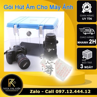 Gói hút ẩm máy ảnh - túi chống ẩm bảo quản máy ảnh - hạt hút ẩm silica gel