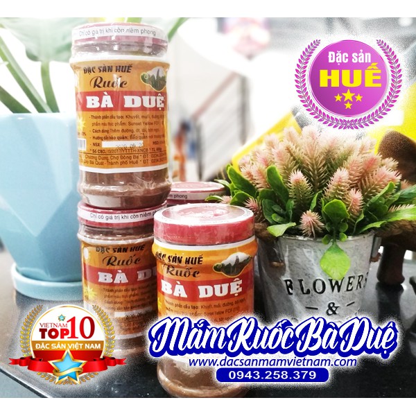 Mắm ruốc Bà Duệ Huế