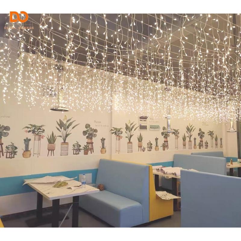 Decal dán tường phòng ngủ hình cây hoa lá phong cách Hàn Quốc decor phòng, quán cà phê, trà sữa chống thấm nước