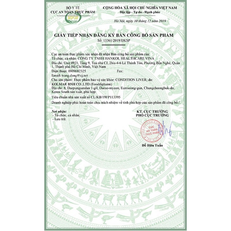 ✅ Viên uống CONDITION LIVER - Giải độc gan , tăng cường chức năng gan