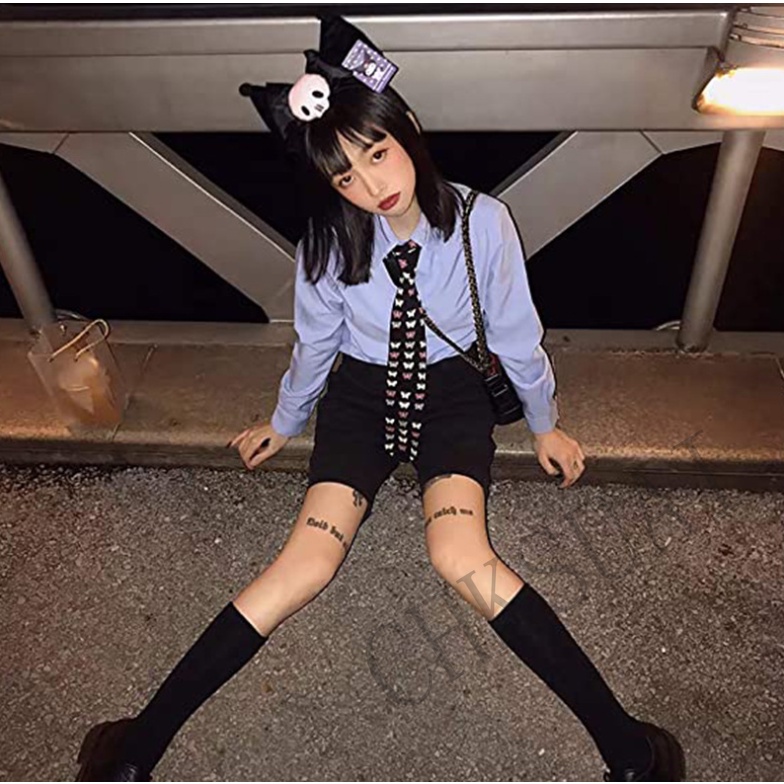 Băng Đô Hóa Trang Nhân Vật Hoạt Hình Kuromi Melody Thắt Nơ Đáng Yêu