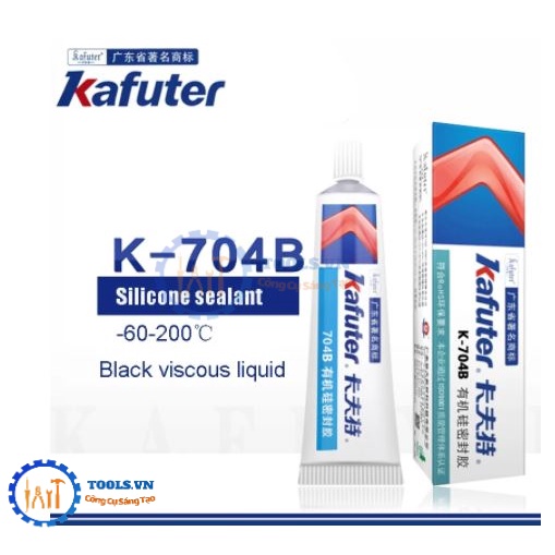 Keo Dán Silicone Tản Nhiệt Linh Kiện Kafuter K-704B Màu Đen