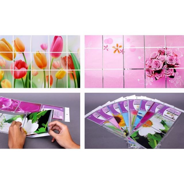 [FREESHIP] Giấy dán tường, Decal dán nhà bếp cách nhiệt chống văn dầu mỡ 70x45cm