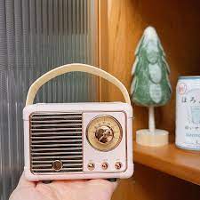 Loa Bluetooth Không Dây Mini Phong Cách Retro Hàn Quốc