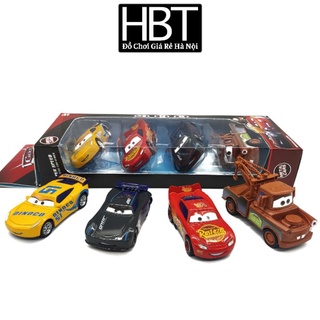 Hộp 4 xe sắt McQueen siêu đẹp