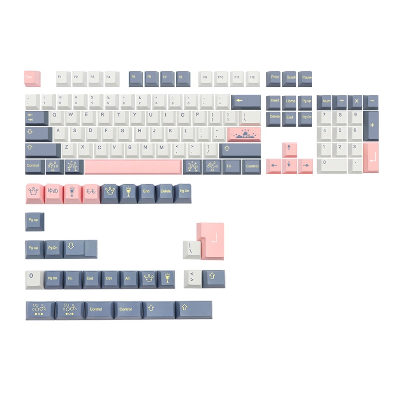 Bộ 135 nút bọc công tắc Cherry MX