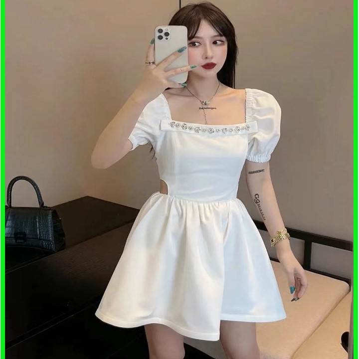 ⚡️[CHỈ 2 NGÀY] Váy Đầm Tiểu Thư 2 Màu Đen & Đỏ ⚡️ẢNH THẬT⚡️ Đầm Nữ Chất Cotton Cực mát, Dáng Xinh (Sz 43-63Kg) | BigBuy360 - bigbuy360.vn