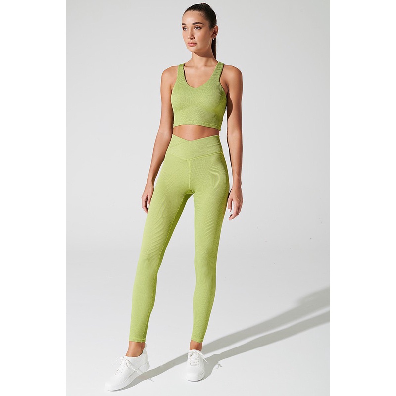 OLABEN Áo bra dáng dài yoga gym Hydra Tank Bra Green Smoke