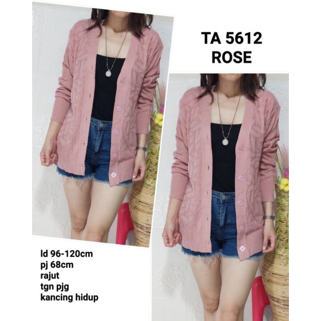 5612 Áo Nịt Đan Đầy Đủ Nút