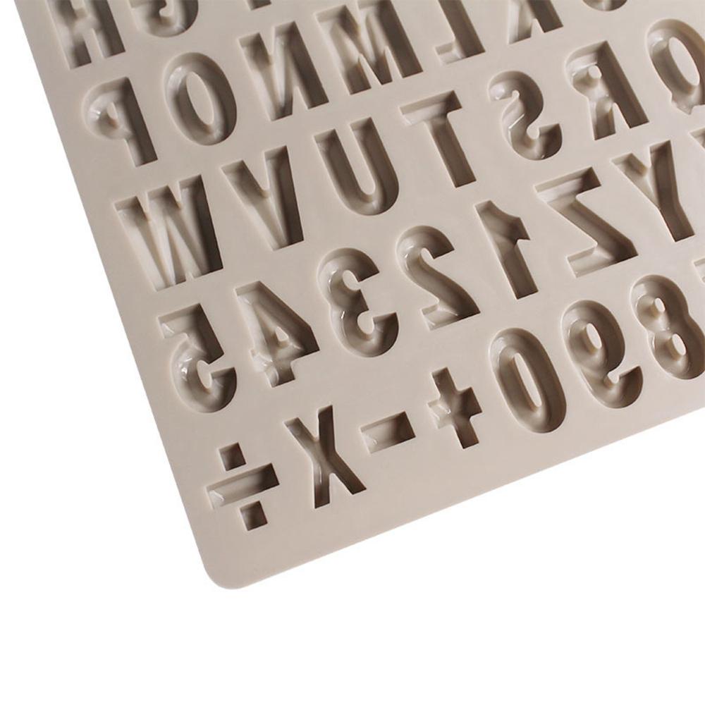 1 / 2 Khuôn Làm Bánh Kẹo Hình Chữ Cái