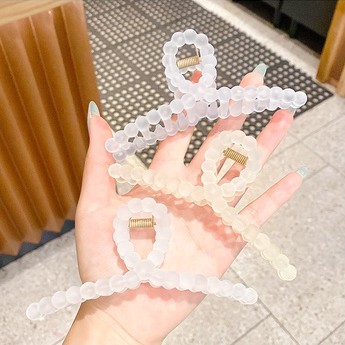 Kẹp tóc càng cua cỡ lớn phong cách Hàn Quốc đơn giản dễ thương dành cho nữ