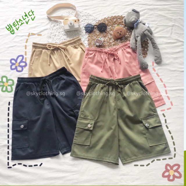 Short box pant - quần short túi hộp ulzzang