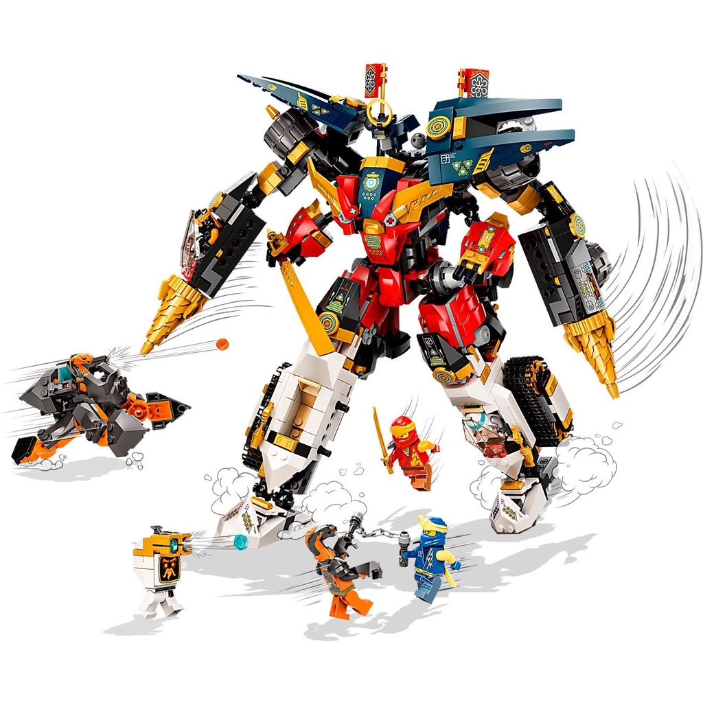 71765 Đồ chơi lắp ráp Iego NINJAGO Ninja Ultra Combo Mech - Chiến giáp dũng mãnh